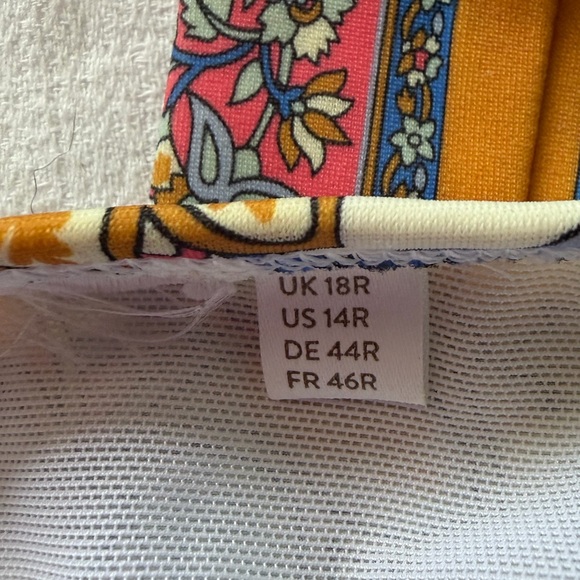 Porto V Neck BODEN Floral Halter One-Piece Swimsuit - Picture 4 of 4